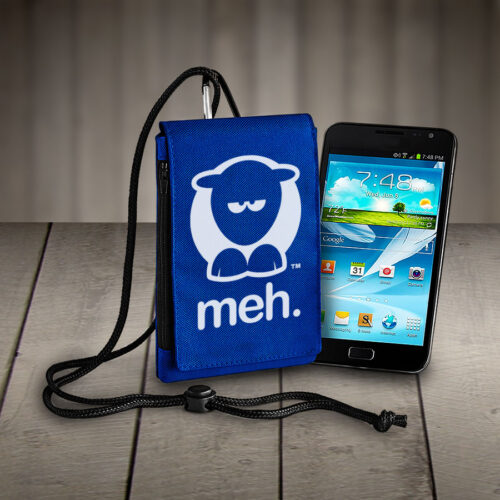 Sheep-ish ® Meh Phone Pouch Royal Blue