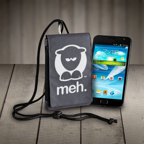 Sheep-ish ® Meh Phone Pouch Grey