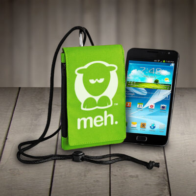Sheep-ish ® Meh Phone Pouch Lime Green