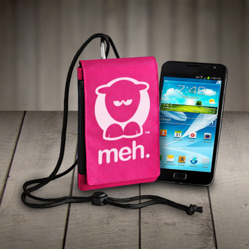 Sheep-ish ® Meh Phone Pouch Hot Pink