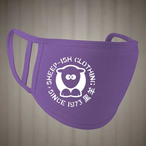 Sheep-ish ® 1973 Face Covering Purple